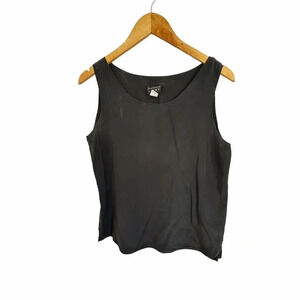 Spencer Jeremy 100% Silk Black Tank size Medium
